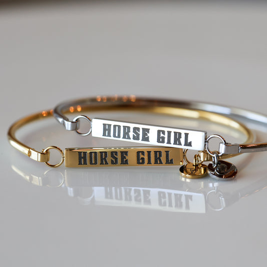 Horse Girl Bar Bracelet