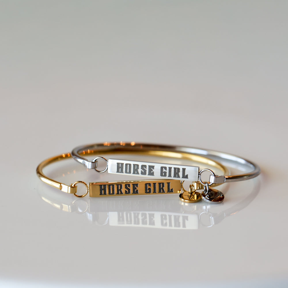 Horse Girl Bar Bracelet
