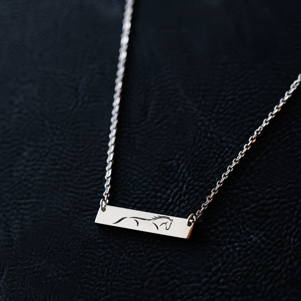 Limited Edition Sonora Horse Bar Necklace