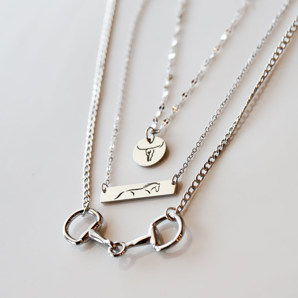 Limited Edition Sonora Horse Bar Necklace
