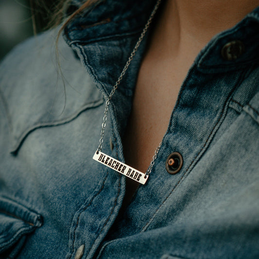 Bleacher Babe Bar Necklace