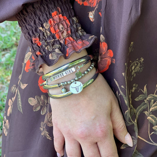 Horse Girl Bar Bracelet