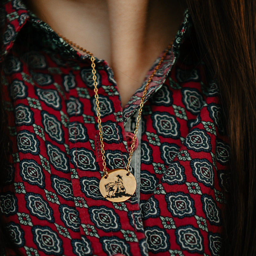 “Reining” Pendant Necklace