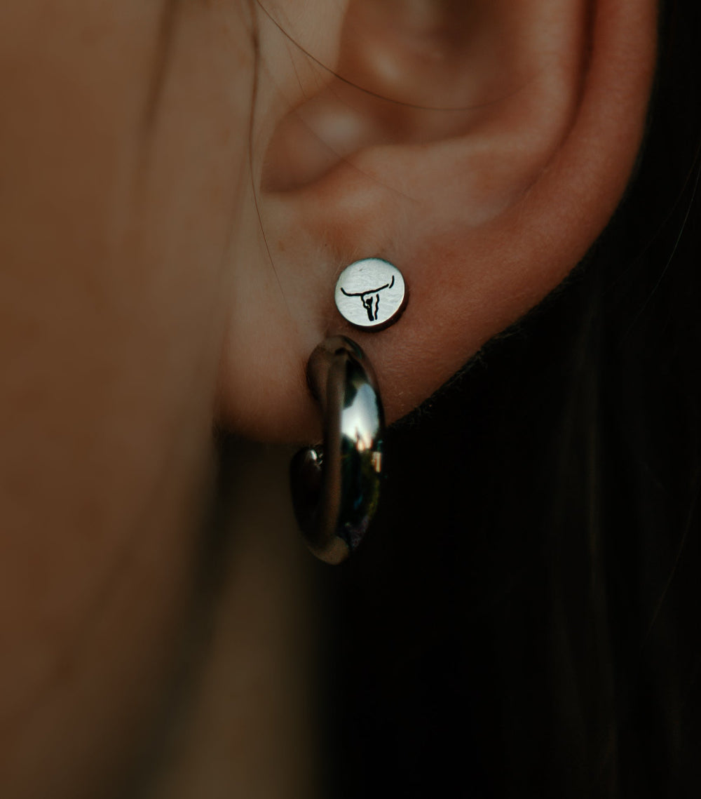 Icon Hoop and Stud Earring Set