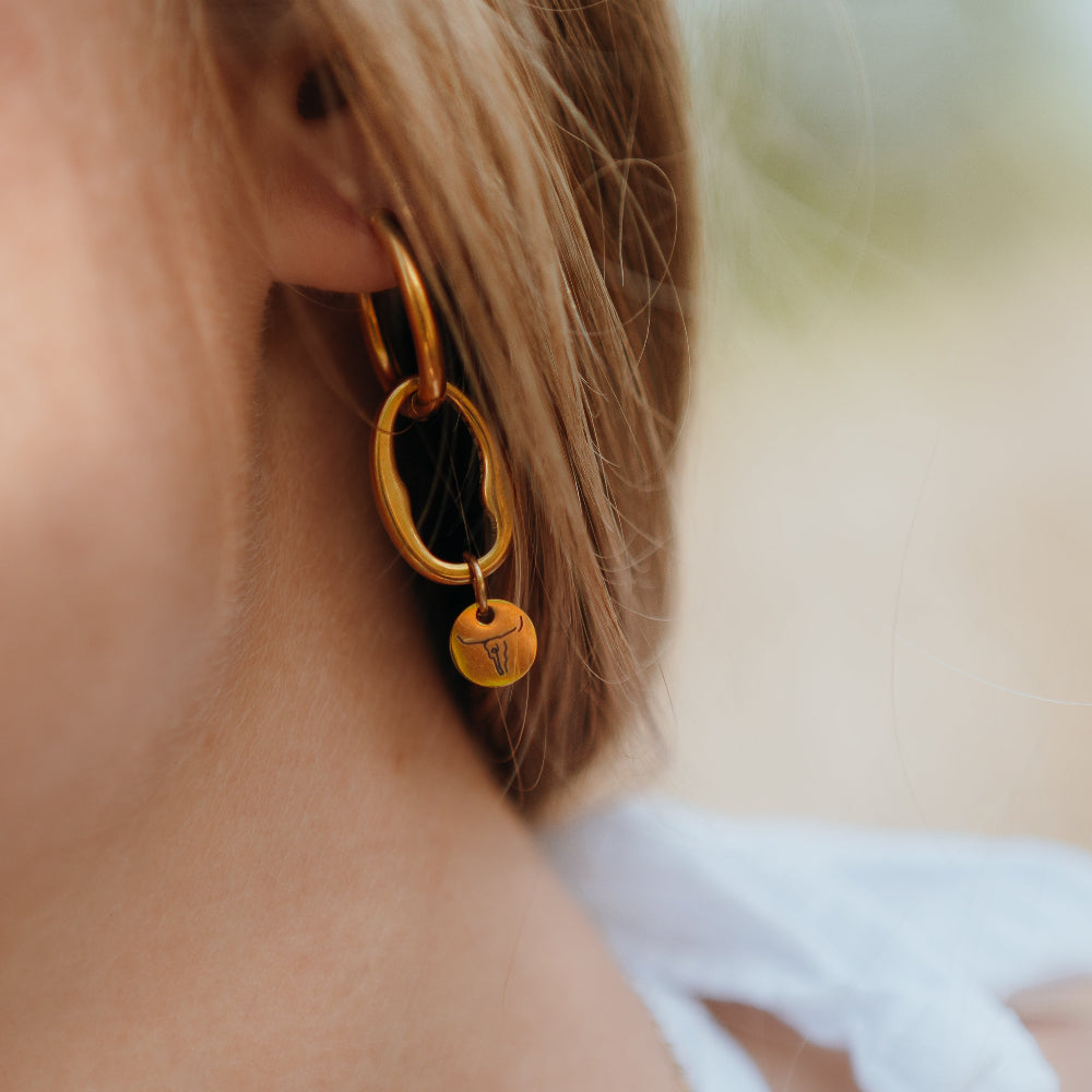 Icon Chain Link Earring