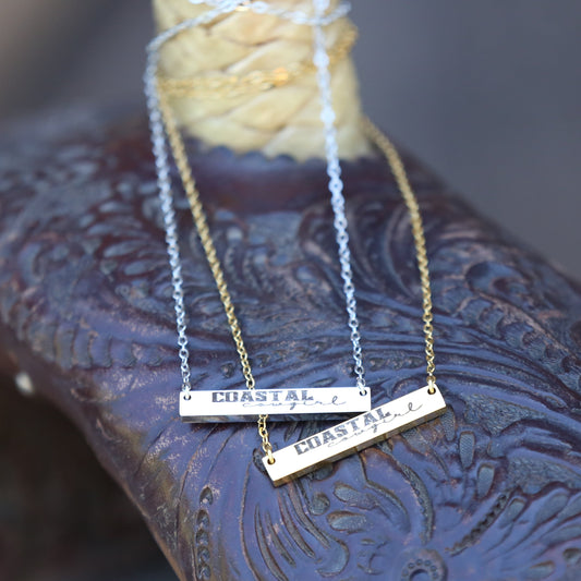 'Coastal Cowgirl' Bar Necklace