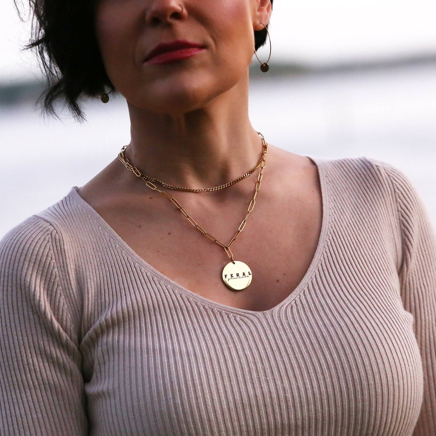 'Feral Princess' Pendant Necklace