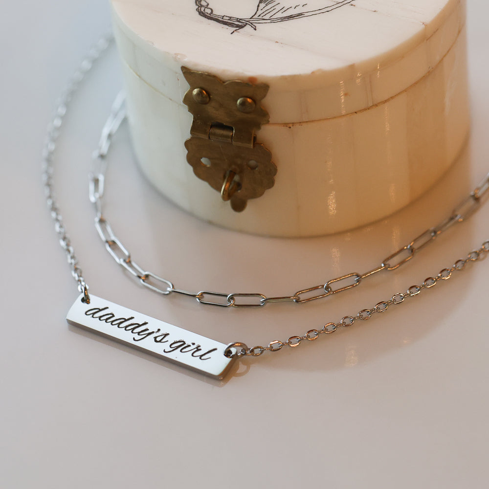 Daddy's Girl Bar Necklace (Princess Size)