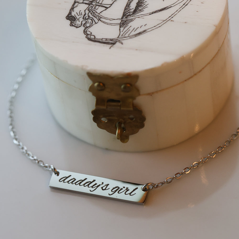 Daddy's Girl Bar Necklace (Princess Size)