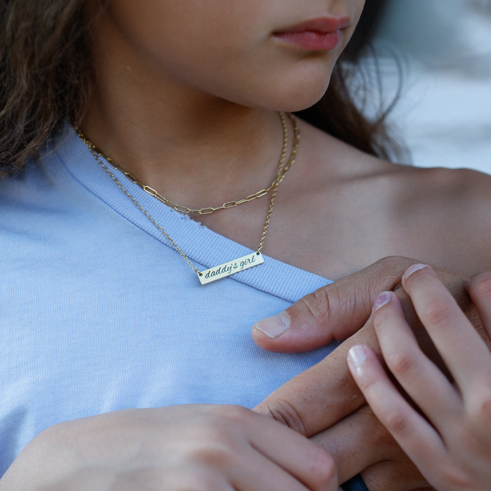Daddy's Girl Bar Necklace (Princess Size)