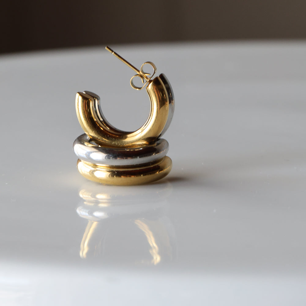 Mixed Metal Earrings