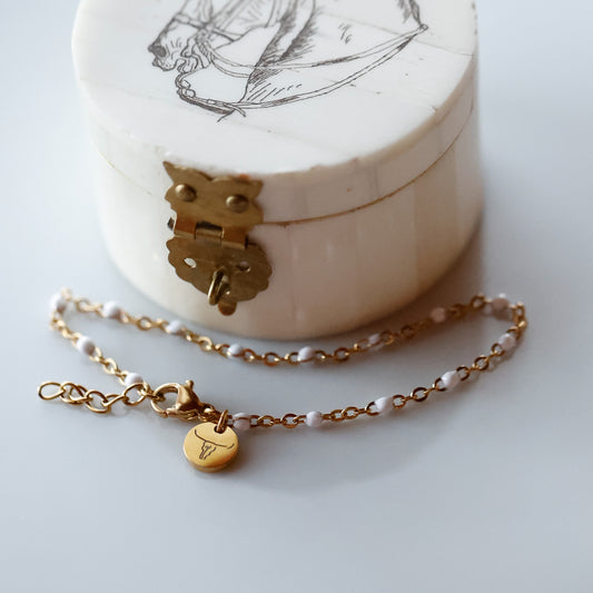 Pearl Snap Chain Bracelet