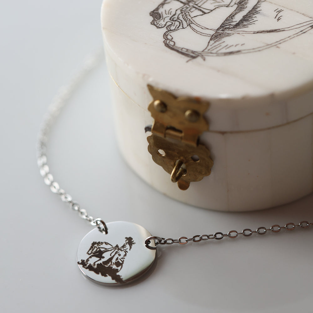 “Reining” Pendant Necklace