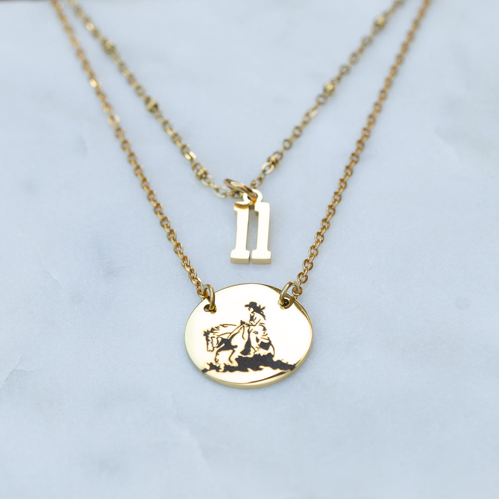 "11's in the Dirt" Charm Necklace