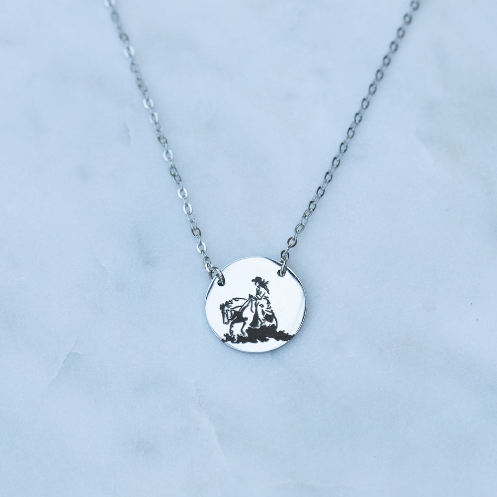 “Reining” Pendant Necklace
