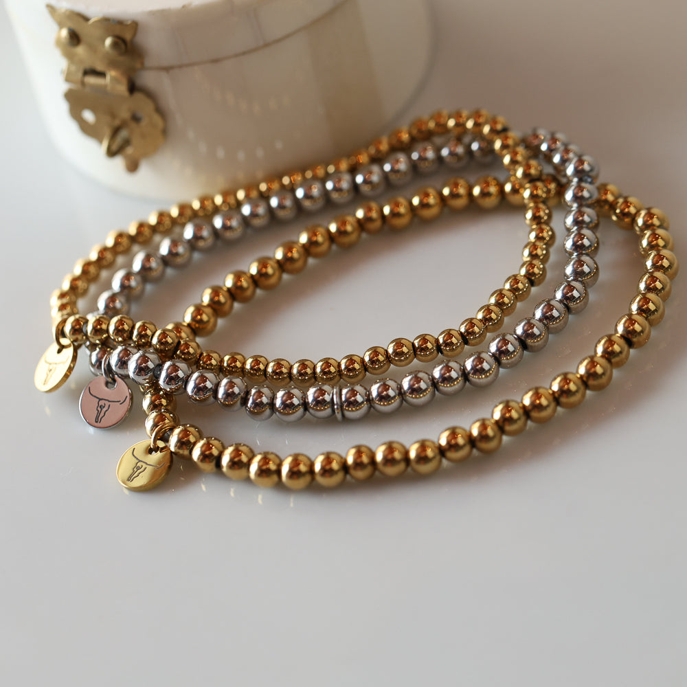 Triple Beaded Bracelet Set