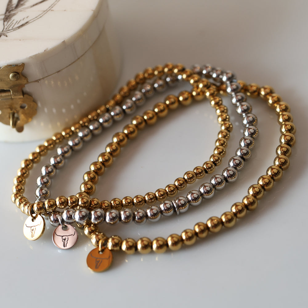Triple Beaded Bracelet Set