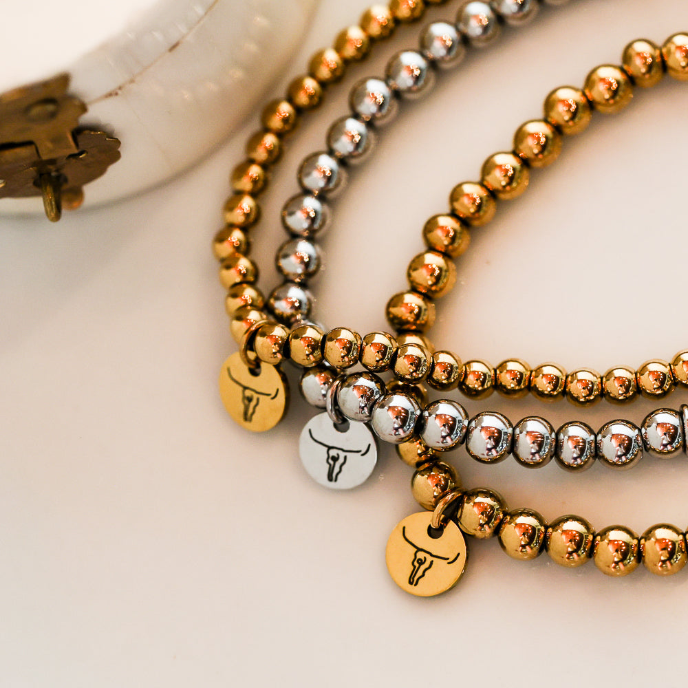 Triple Beaded Bracelet Set