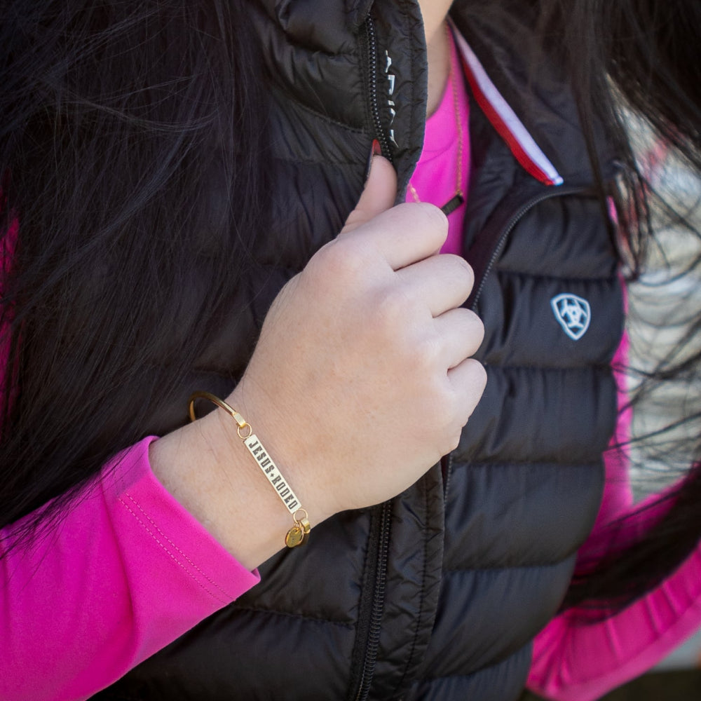 Jesus + Rodeo Bar Bracelet