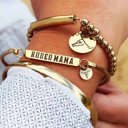 'Rodeo Mama' Bar Bracelet